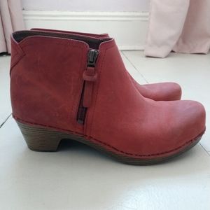Dansko Maria boots 39, rusty red